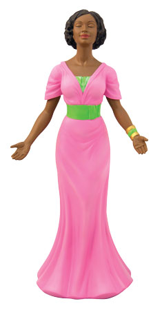 pink and green african dress