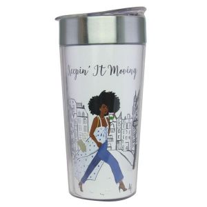 Keepin' It Moving Afrocentric  Travel Cup