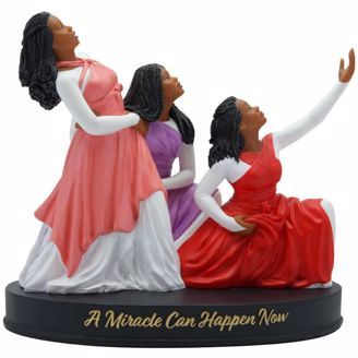 A Miracle Can Happen Now African American Figurine