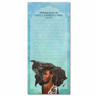 Fearfully Wonderfully Made  Magnetic Notepad