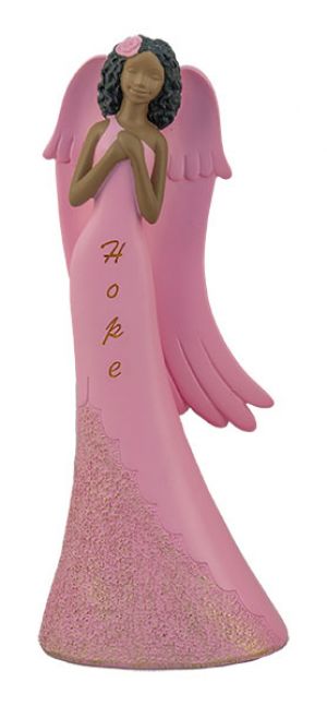 Hope Angel in pink African American Figurine