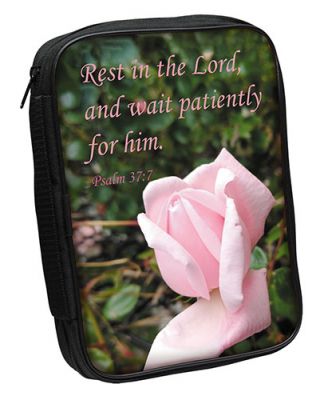 Rest in the Lord Bible Cover