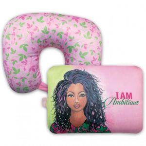 I Ambitious African American Convertible Neck Pillow