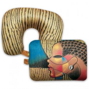 Composite Of A Woman African American Convertible Neck Pillow