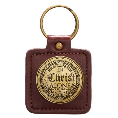 The Five Solas  In Christ Alone Key Ring