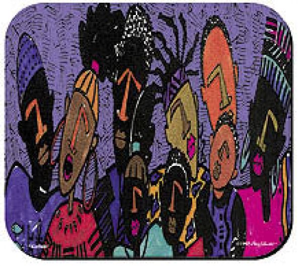 Kinfolk Black Art Mousepad