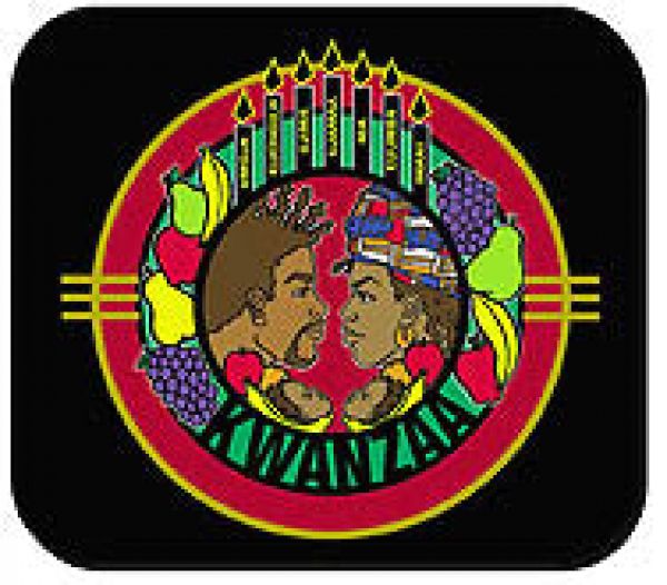 Kwanzaa Black Art Mousepad