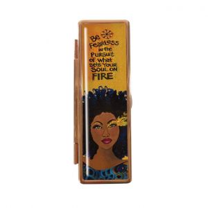 Soul On Fire  Afrocentric Lipstick Mirror Case