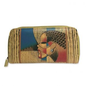 Composite Of A Woman African American Long Wallet