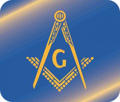 Masonic Black Art Mousepad