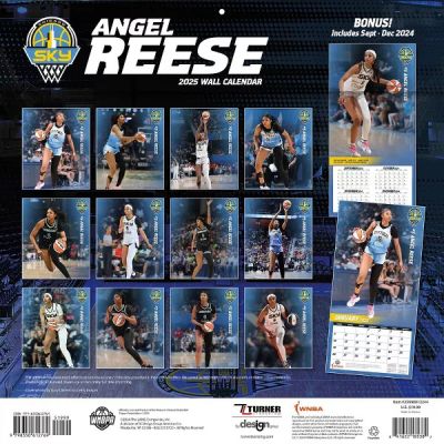 Angel Reese WNBA Chicago Sky 2025 Wall Calendar                                                                                                  y 2025 Wall Calendar #2