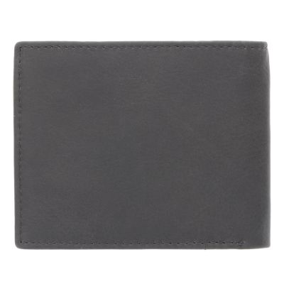 Be Strong in the Lord Charcoal Brown Mens Genuine Leather Wallet #3