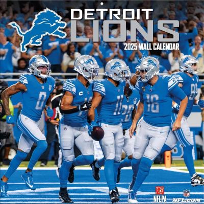 Detroit Lions 2025 Wall Calendar