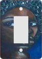 Ebony Girl African American Rocker Switch Plate