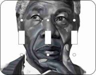 Mandela Triple Switch Plate