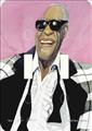 Ray Charles Double African American Switch Plate Cover 