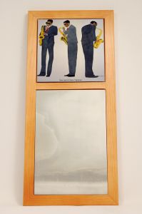 Sax Jazz African American Wall Mirror