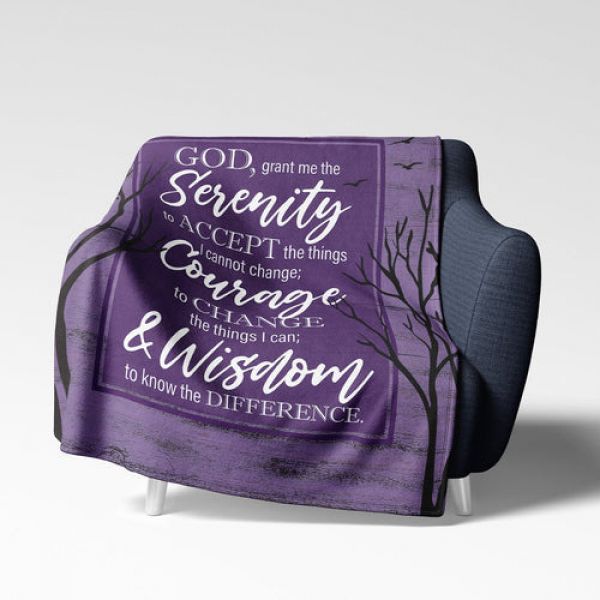 Purple Serenity Soft Throw Blanket #3