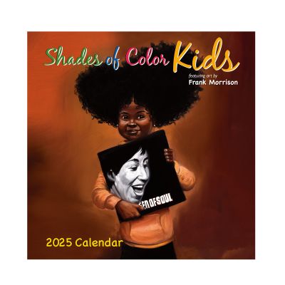 Shades Of Color Kids 2025 Black Art Wall Calendar