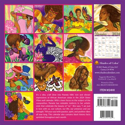 Sister Vibes 2024 Afrocentric Calendar #2