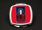 Still Mike Red African American Duel Mirror Compact