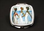 Strolln African American Duel Mirror Compact