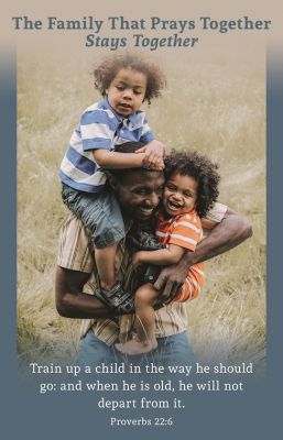 The Family That Prays Together Stays Together African American Church Bulletin