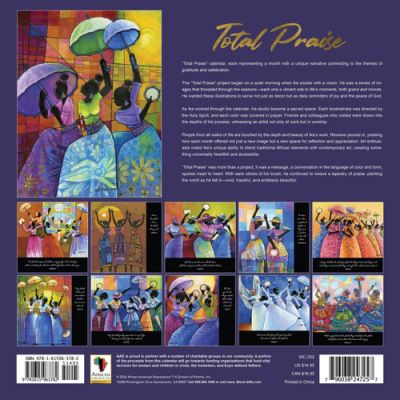 Total Praise 2025 Black Art Calendar #2