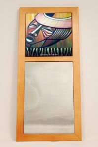 Zebrala African American Wall Mirror